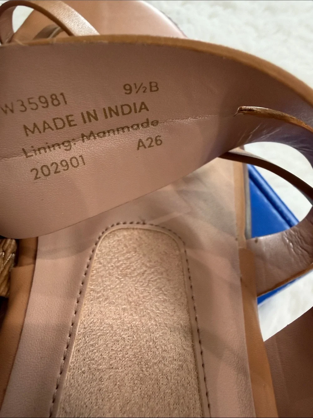 Cole Haan Tan Leather Strappy Sandals - Women,Size 9.5 B